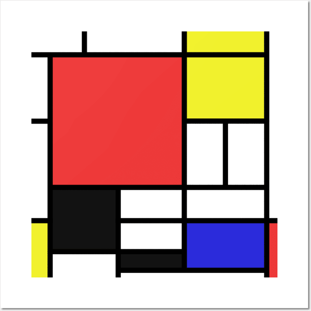 Mondrian Wall Art by shamila